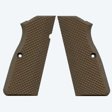 Browning Hi-Power Diamond Back Earth Brown G10