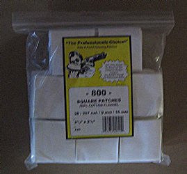 .38/.357/.45/.40 Cotton Flannel Square Patches