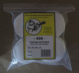 .44/.45/.50 Cotton Flannel Round Patches